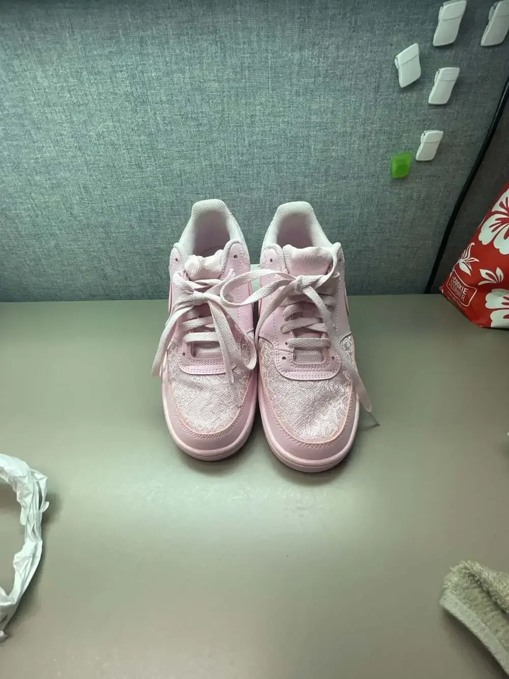 Nike Court Vision Low Pink Foam Sneakers